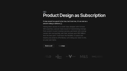 Vedant's UX/UI Design Subscription image