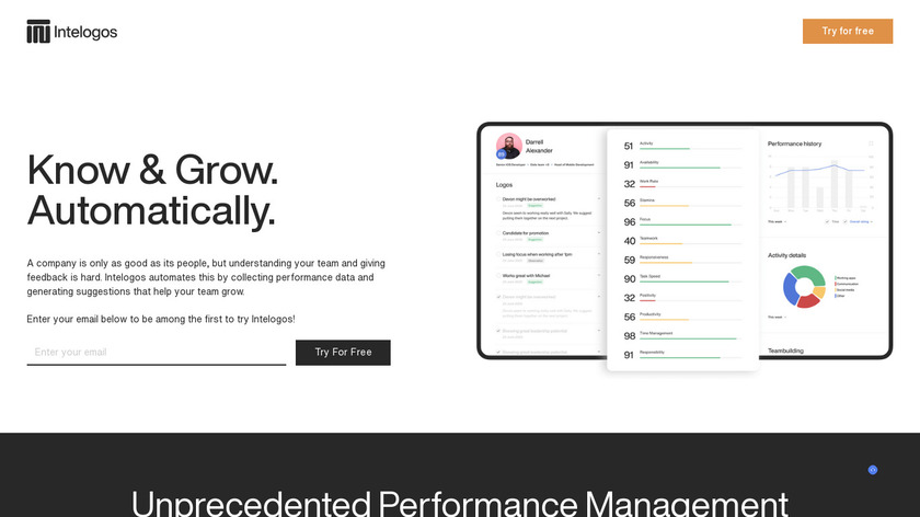 Intelogos Landing Page