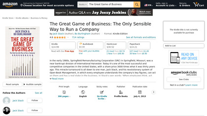 The Great Game of Business image