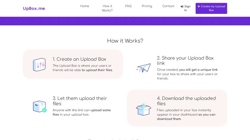 UpBox.me Landing Page