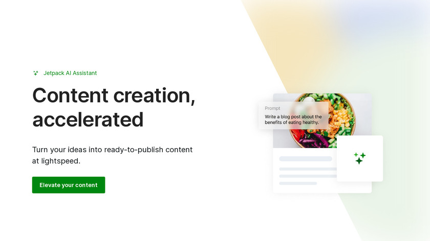 Jetpack AI Assistant Landing Page