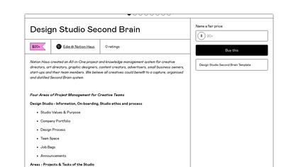 Design Studio Second Brain image