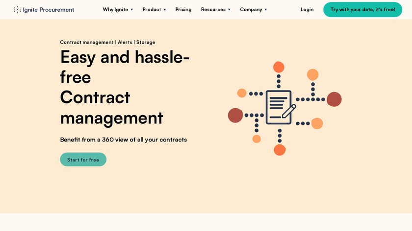 Ignite Contracts Landing Page