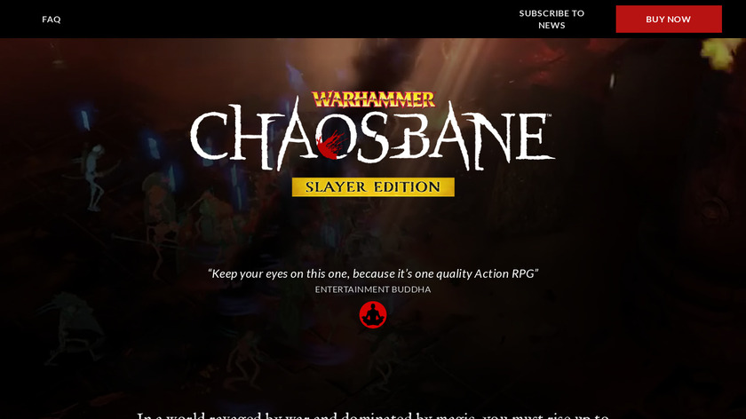 Warhammer: Chaosbane Landing Page