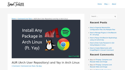 Arch User Repository (AUR) image