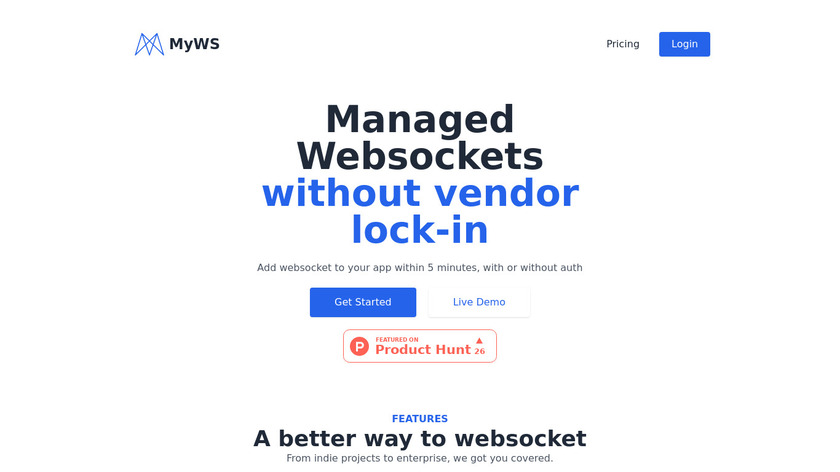 myws.dev Landing Page