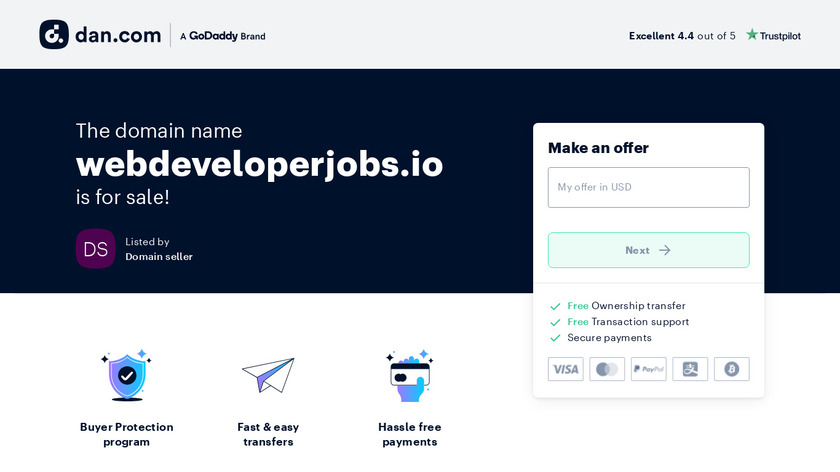 Web Developer Jobs Landing Page