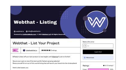 Webthat - List Your Project image