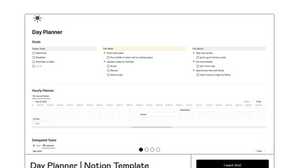 Day Planner | Notion Template image