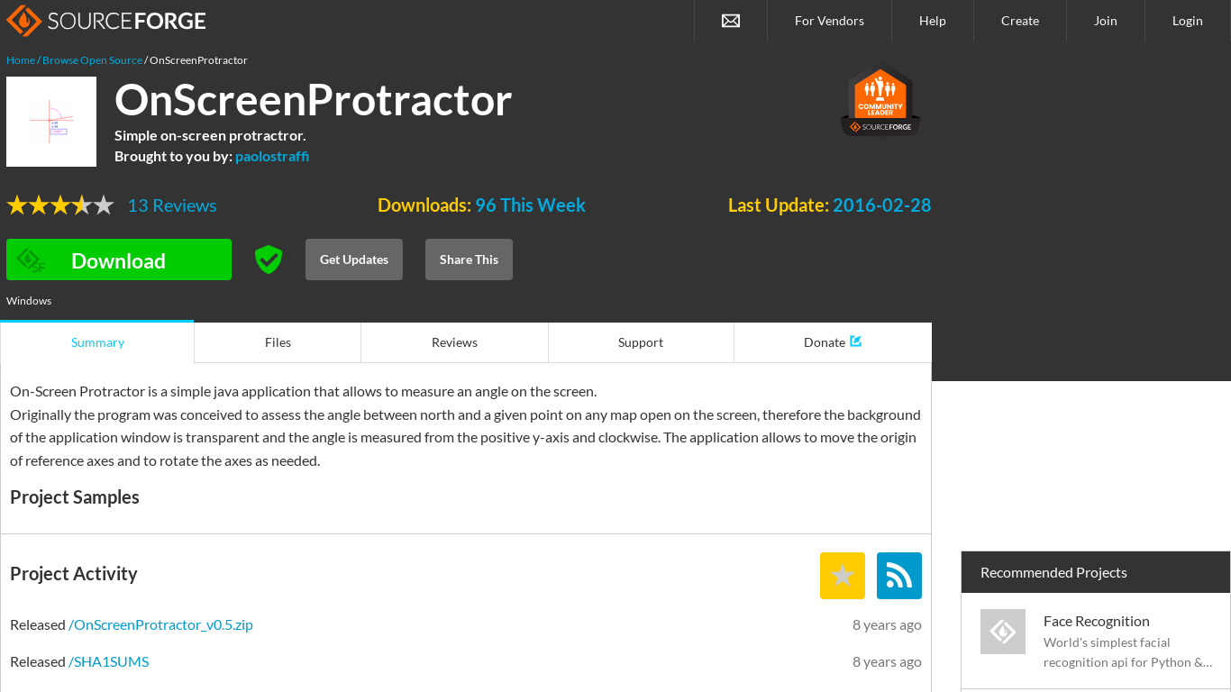 Protractor – Screen Protractor Landing page