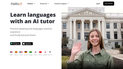 Hallo - AI Language Learning image