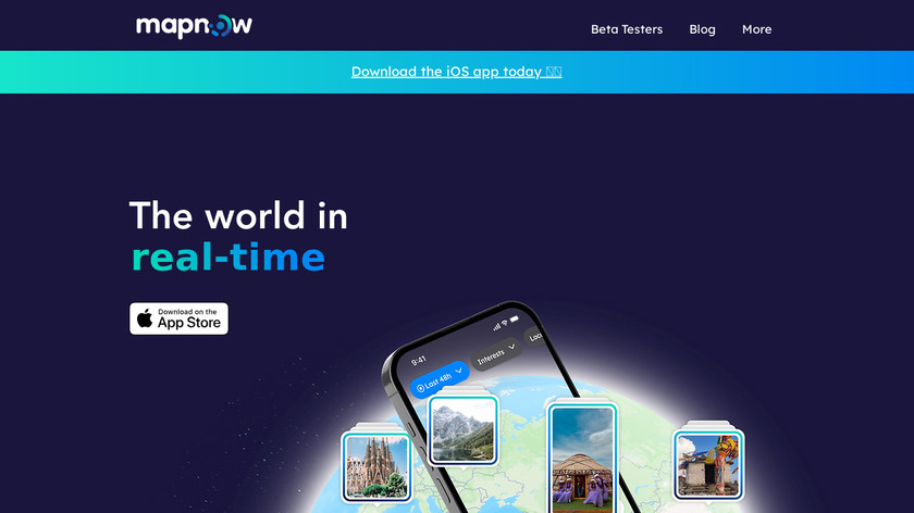 mapnow Landing Page