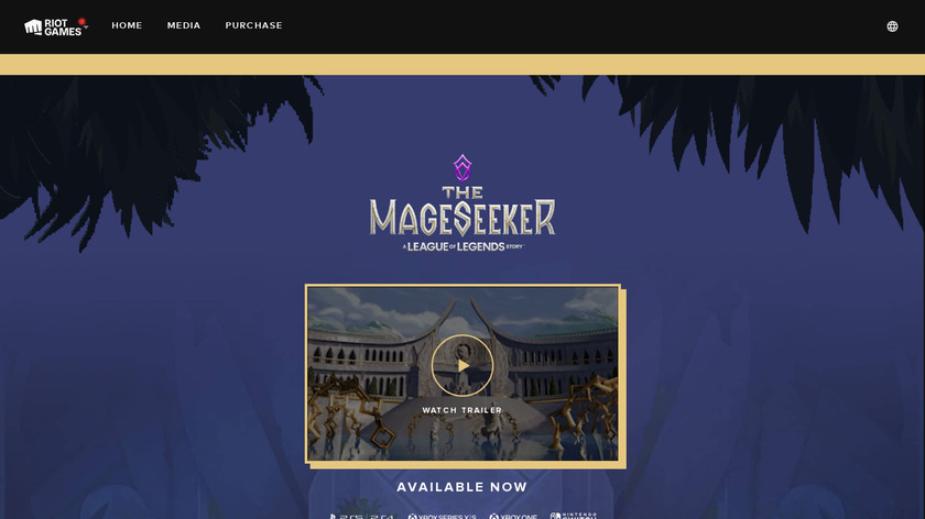 The Mageseeker Landing Page