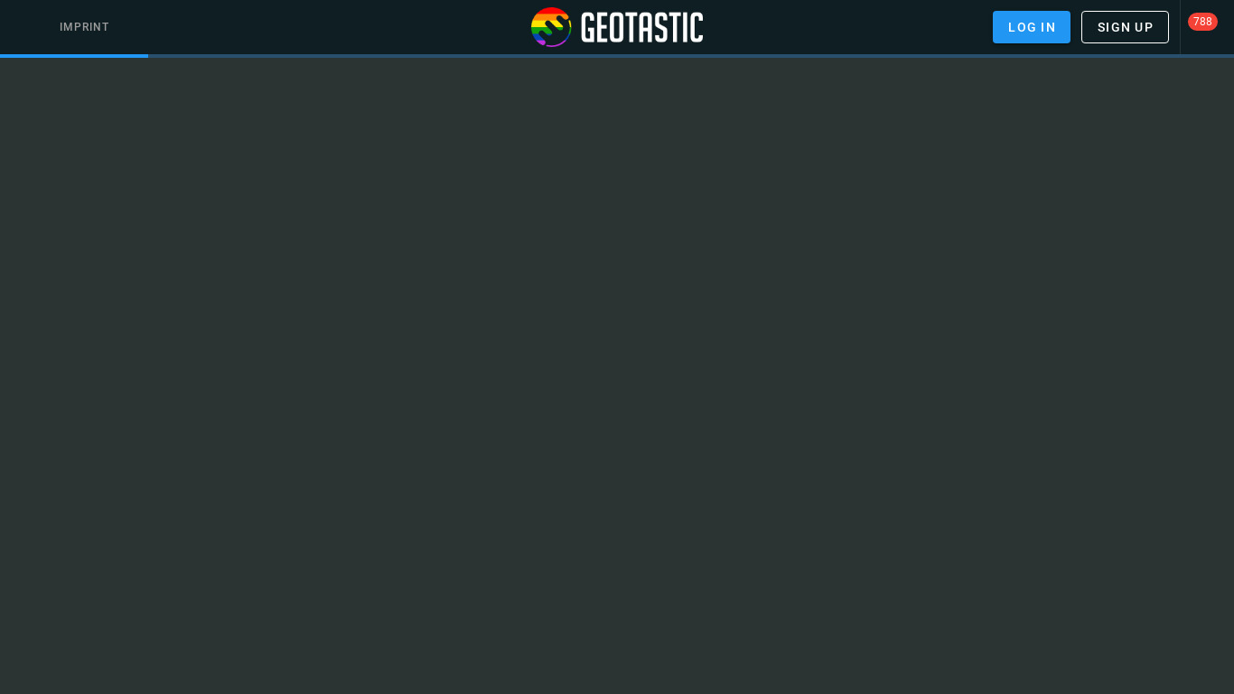 Geotastic Landing page