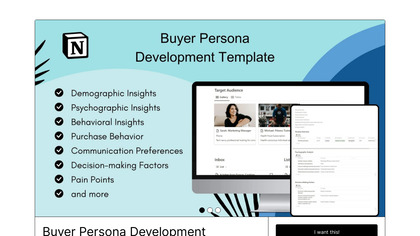 Buyer Persona Development Template image