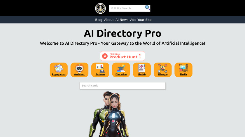 AI Directory Landing Page