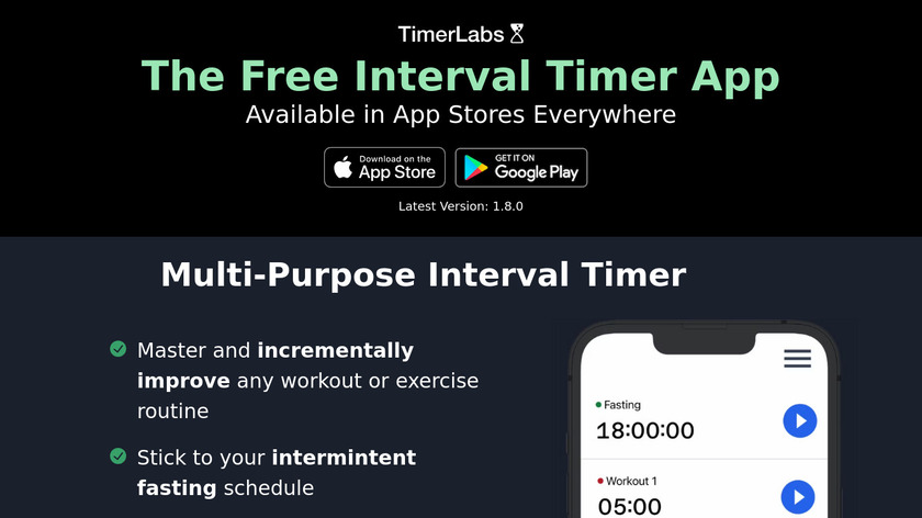 TimerLabs Landing Page