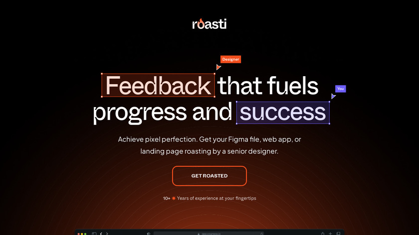 Roasti Landing Page