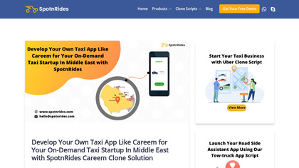 Careem Clone App by SpotnRides image