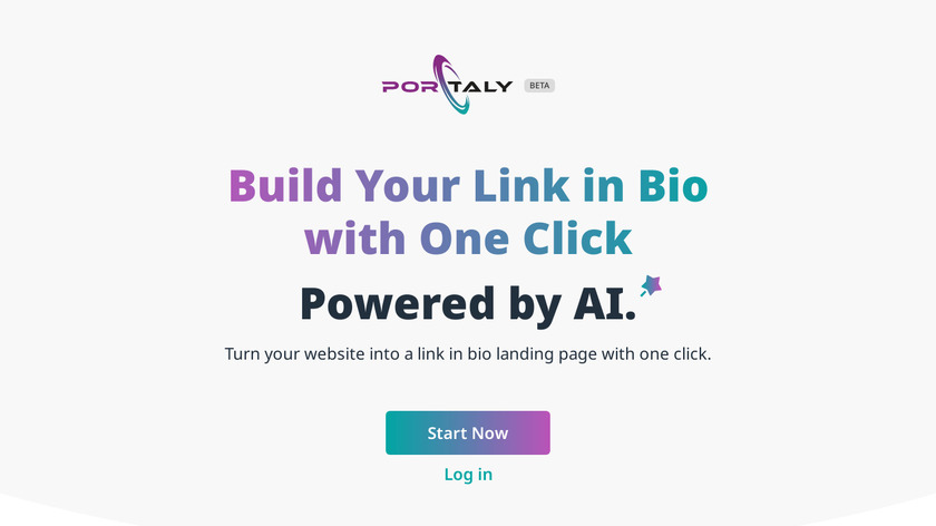 Portaly Landing Page