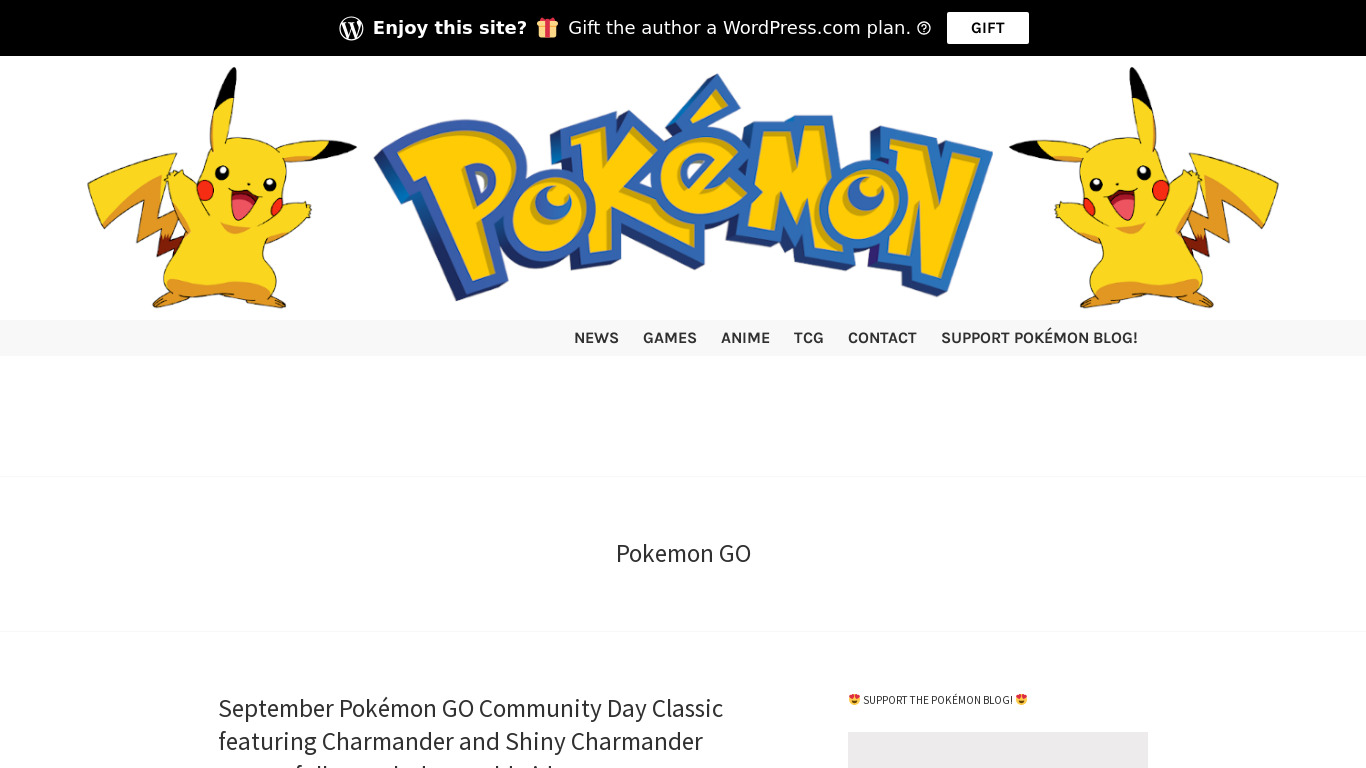 Blog – Pokemon GO Landing page