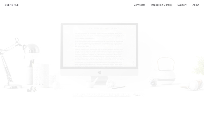 ZenWriter Landing Page