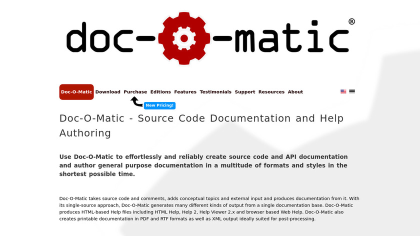 Doc-O-Matic Landing Page
