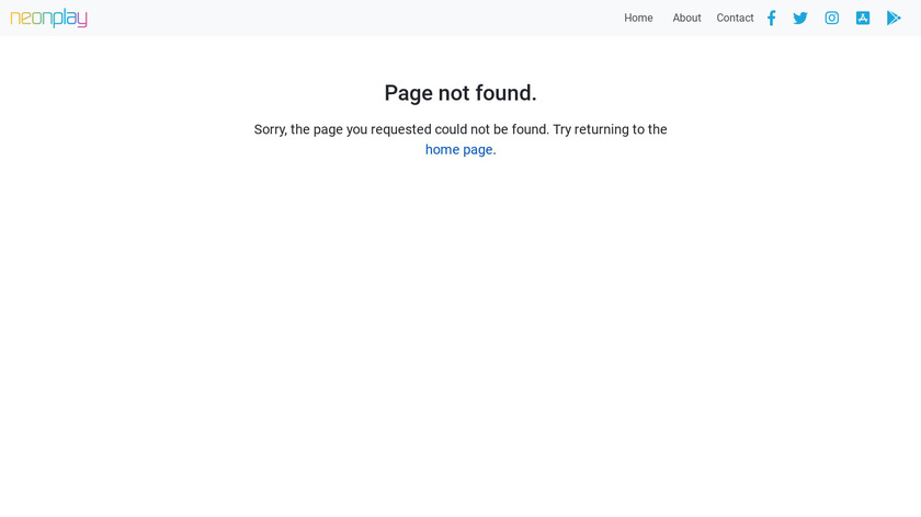 neonplay.com Draw Story Landing Page