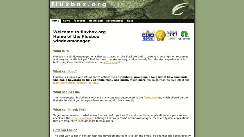 Fluxbox Landing Page
