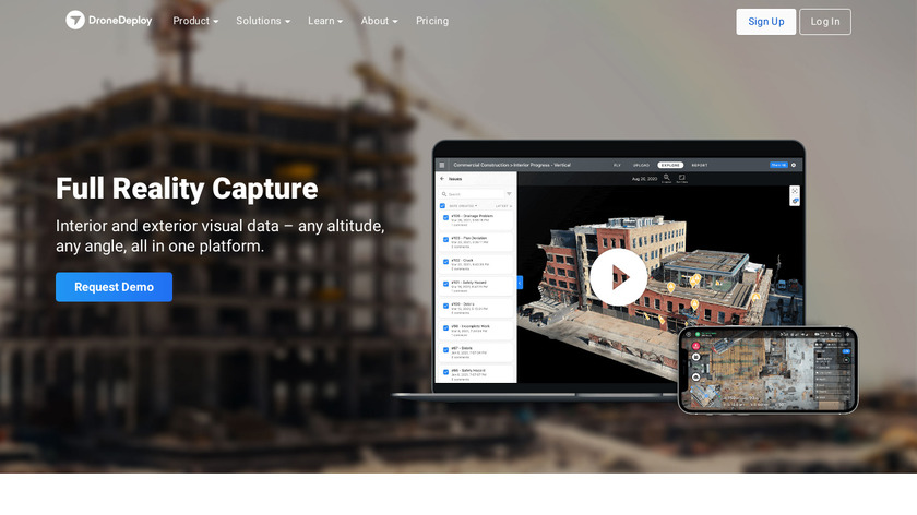 DroneDeploy Landing Page