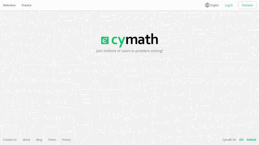 Cymath Landing Page