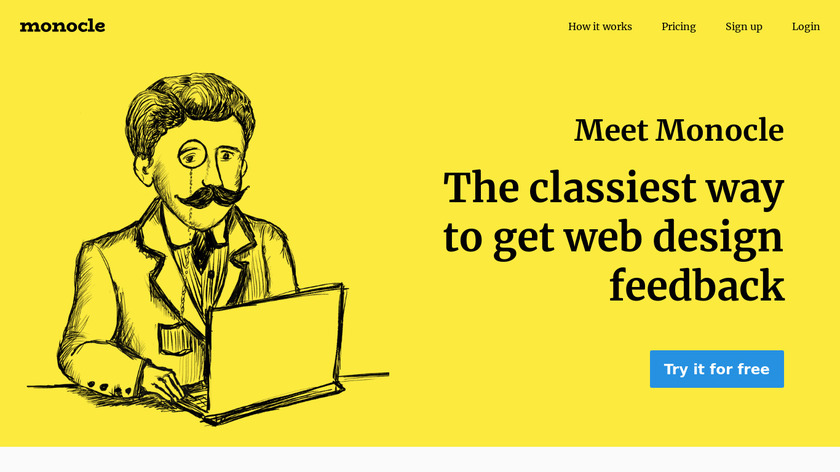 Monocle App Landing Page