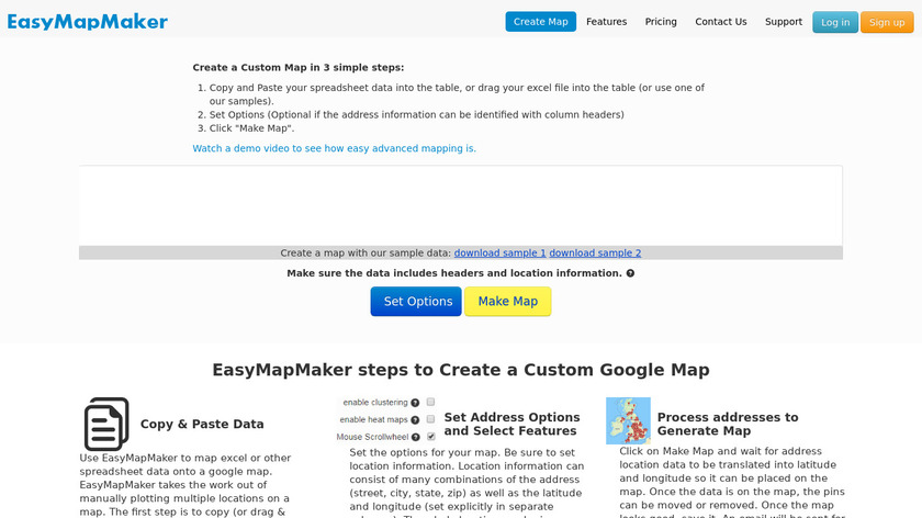 EasyMapMaker Landing Page