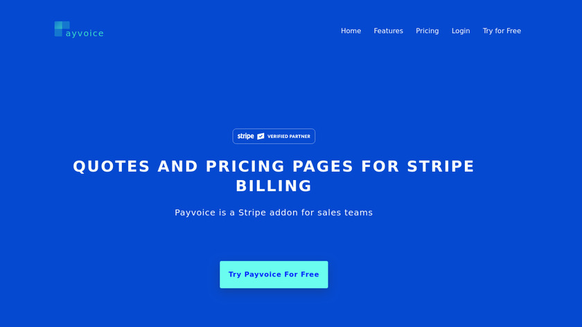 Payvoice Landing Page
