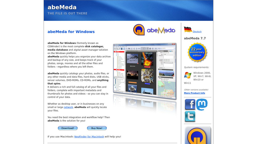 abeMeda Landing Page