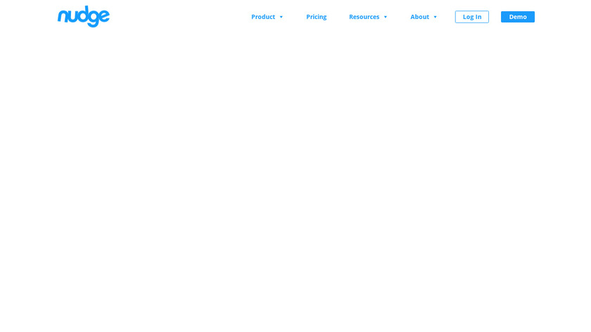 Nudge.ai Landing Page