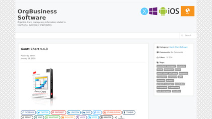 OrgBusiness Gantt Chart image