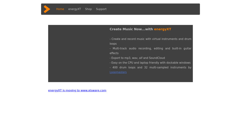 energyXT Landing Page