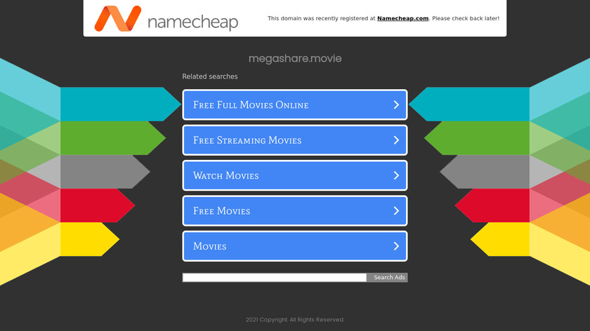 Megashare Landing Page