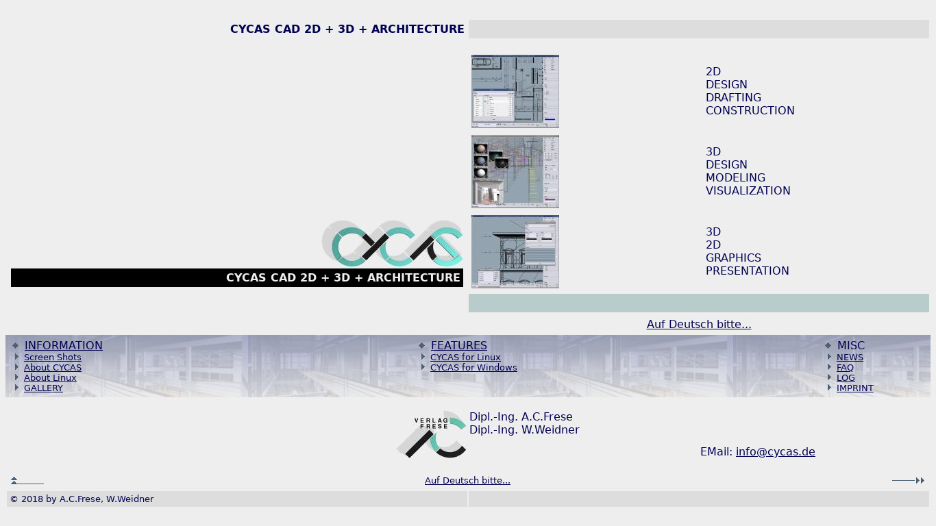 Cycas Landing page