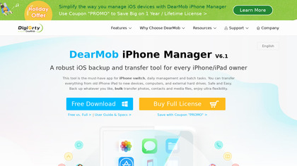 DearMob iPhone Manager image