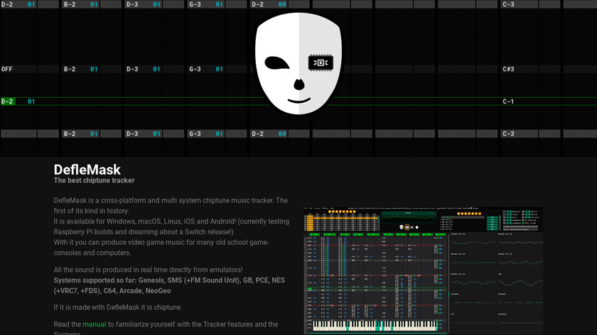 DefleMask Landing Page