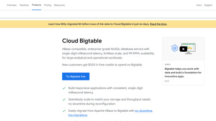 Google Cloud Bigtable image