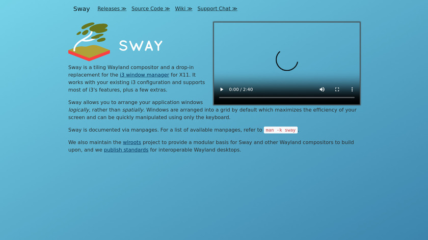Sway Landing Page