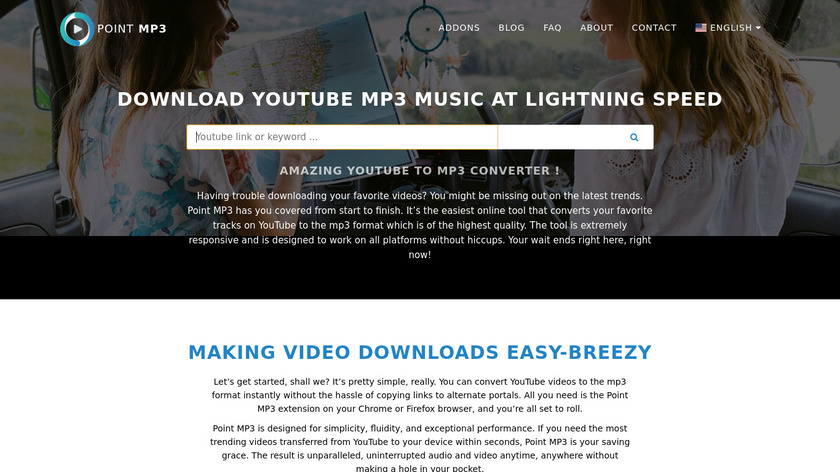 Point MP3 Landing Page