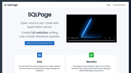 SQLPage - Build SQL-only websites screenshot