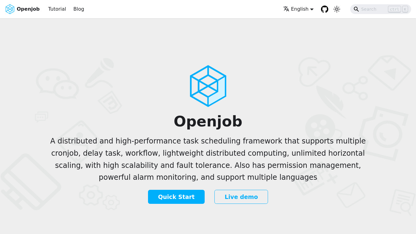 Openjob Landing page