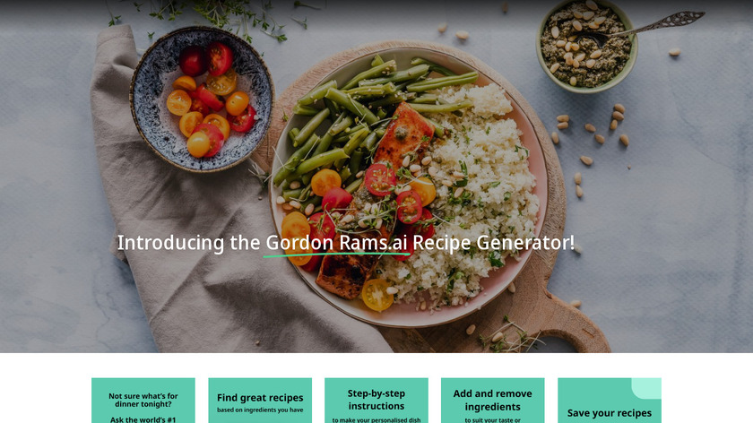Recipes by Ingredient - Gordon Rams.ai Landing Page