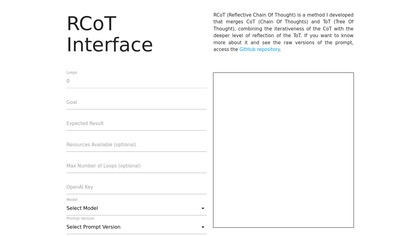 RCoT - Reflective Chain Of Thought image