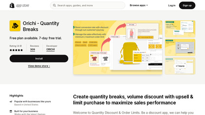 Orichi ‑ Quantity Breaks image